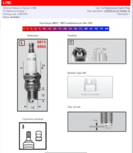 CHAMPION - CHAMPION S-PLUG L78C - 21030315