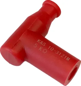 K&S TECHNOLOGIES - CAP SPARK PLUG T TYPE RED - 21040391