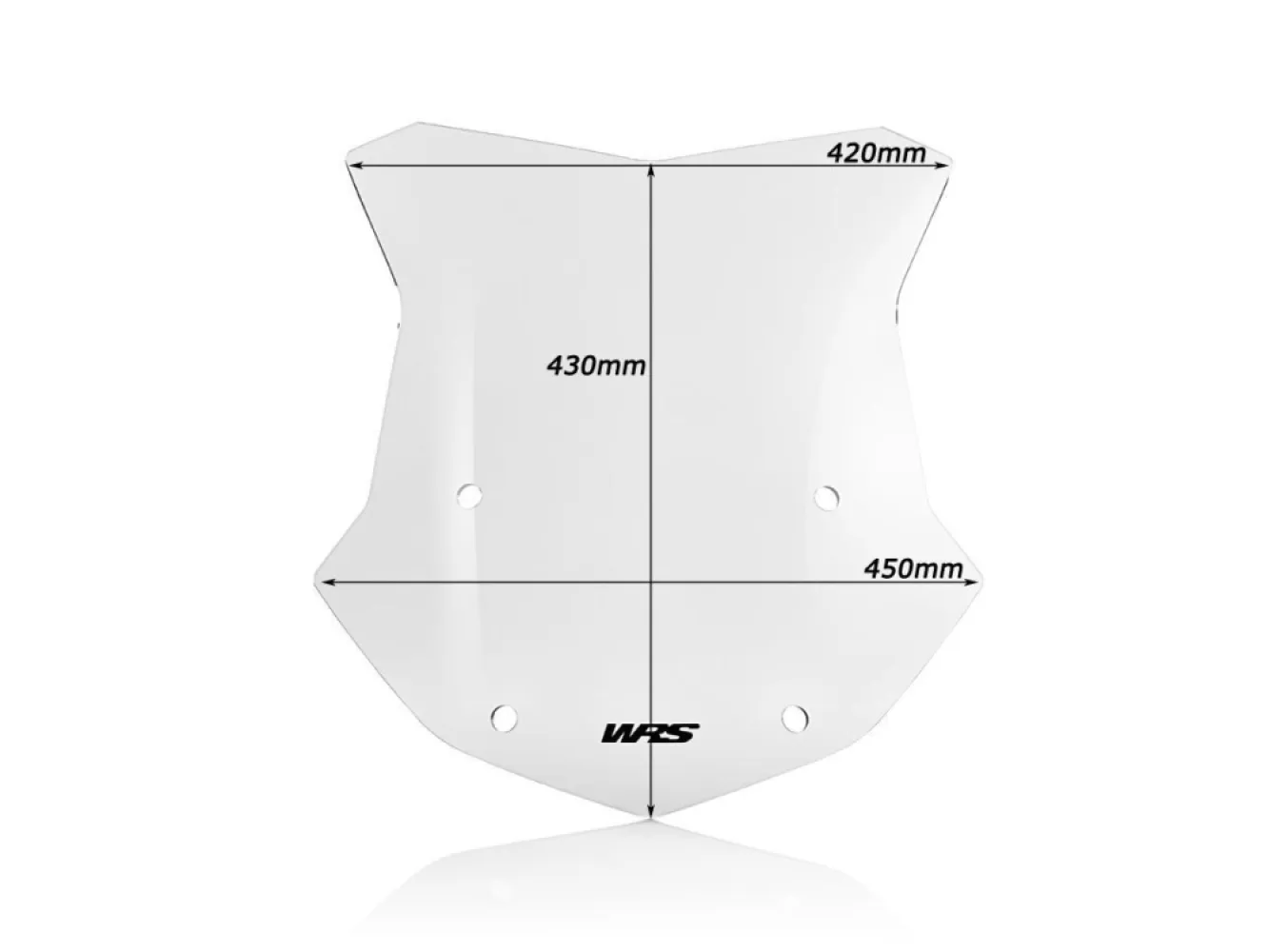 WRS - WINDSCREEN SPORT R1250GS CLEAR - 23120553