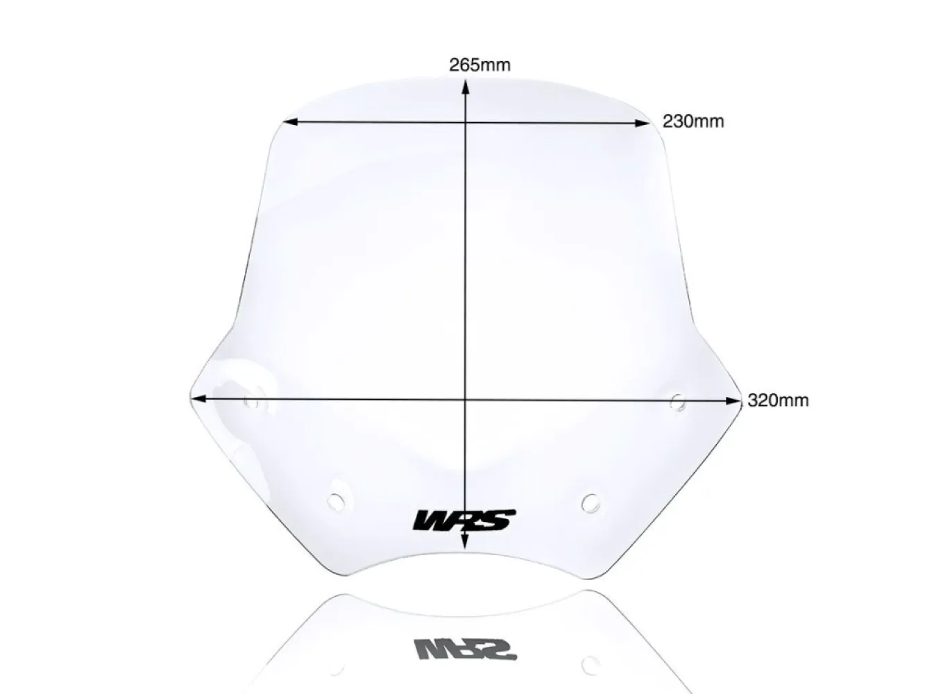 WRS - WINDSCREEN SPORT R1200R CLEAR - 23120666