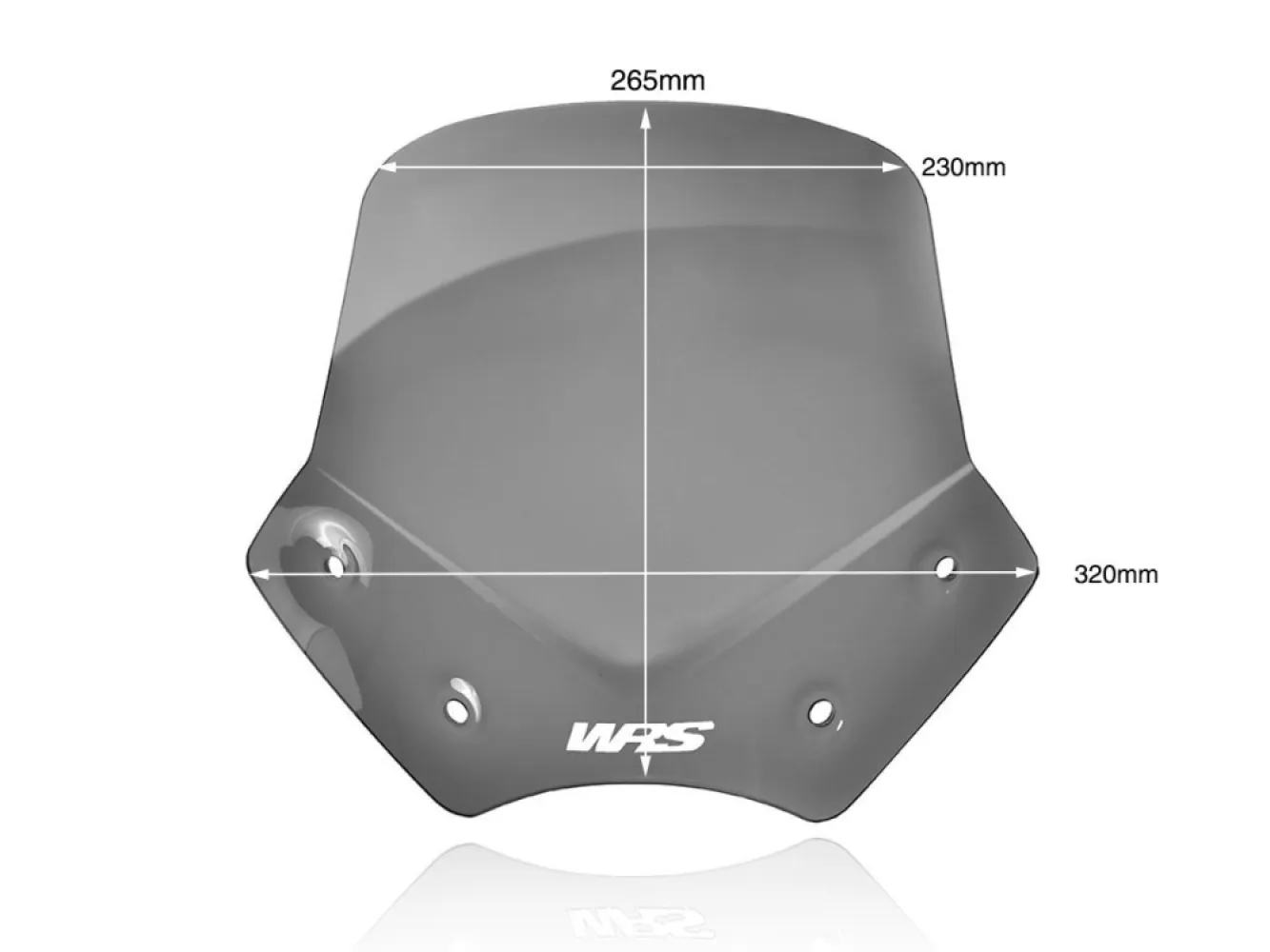 WRS - WINDSCREEN SPORT R1200R DARK S - 23120667