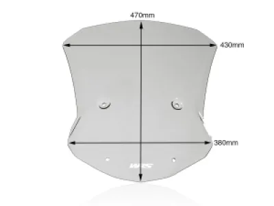 WRS - WINDSCREEN CAPONORD S1000XR SM - 23120839