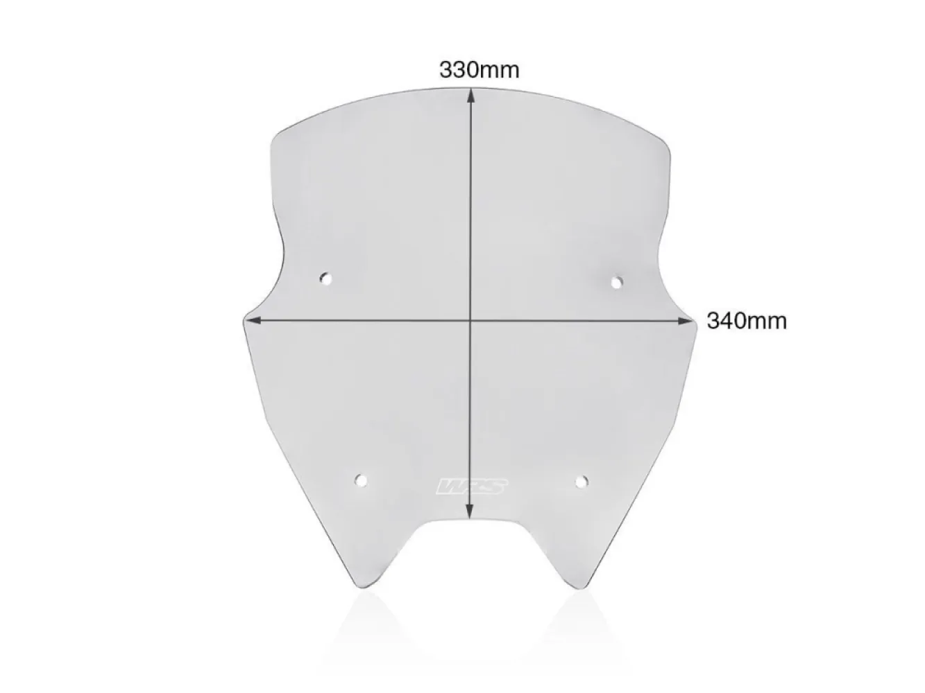 WRS - WINDSCREEN SPORT R1250RS CLEAR - 23120897