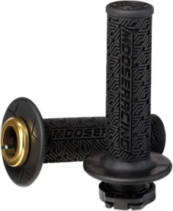 MOOSE OFFROAD HARD-PARTS - GRIP LOCK-ON MOOSE BK/GD - 06302535