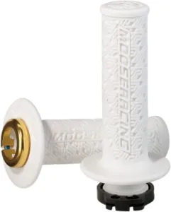 MOOSE OFFROAD HARD-PARTS - GRIP LOCK-ON MOOSE WH/GD - 06302536