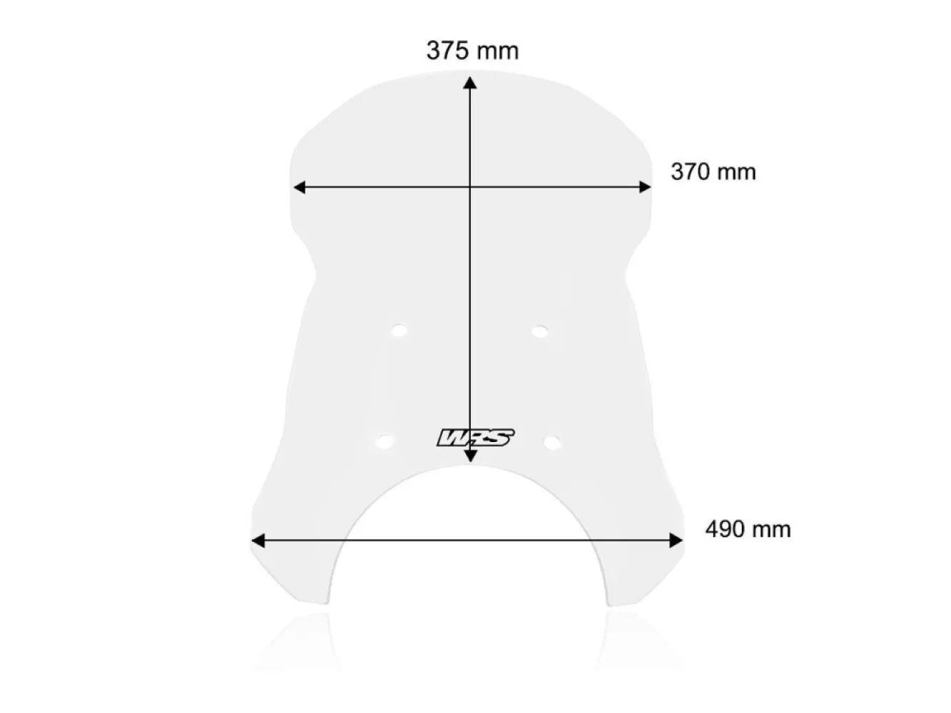 WRS - WINDSCREEN CAPONORD ROYAL ENFI - 23121225