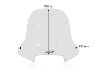 WRS - WINDSCREEN TOURING CFMOTO 450M - 23121238