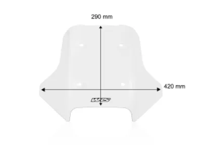 WRS - WINDSCREEN SPORT CFMOTO 450MT  - 23121241