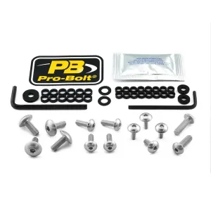 PRO BOLT - BOLT KT FAIRING KAW SILVER - 23210508