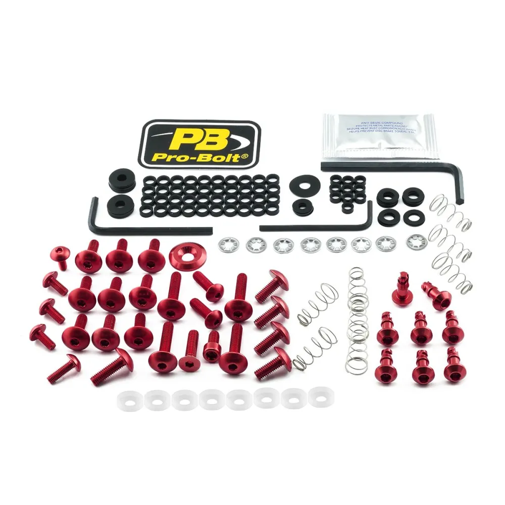 PRO BOLT - BOLT KT FAIRING YAM QUI RED - 23210627