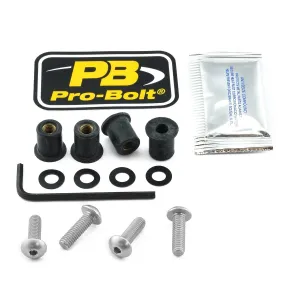 PRO BOLT - BOLT KIT SCREEN SILVER - 23210673
