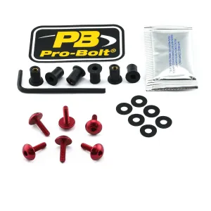 PRO BOLT - BOLT KIT SCREEN RED - 23210677