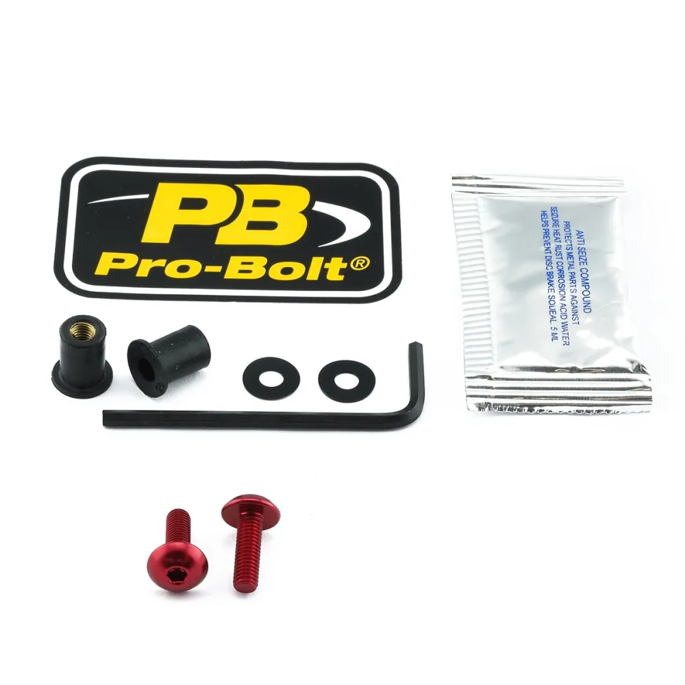 PRO BOLT - BOLT KIT SCREEN RED - 23210687