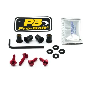 PRO BOLT - BOLT KIT SCREEN RED - 23210697