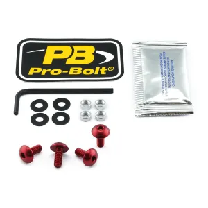 PRO BOLT - BOLT KIT SCREEN RED - 23210702