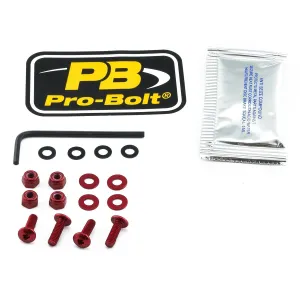 PRO BOLT - BOLT KIT SCREEN RED - 23210707