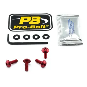 PRO BOLT - BOLT KIT SCREEN RED - 23210712