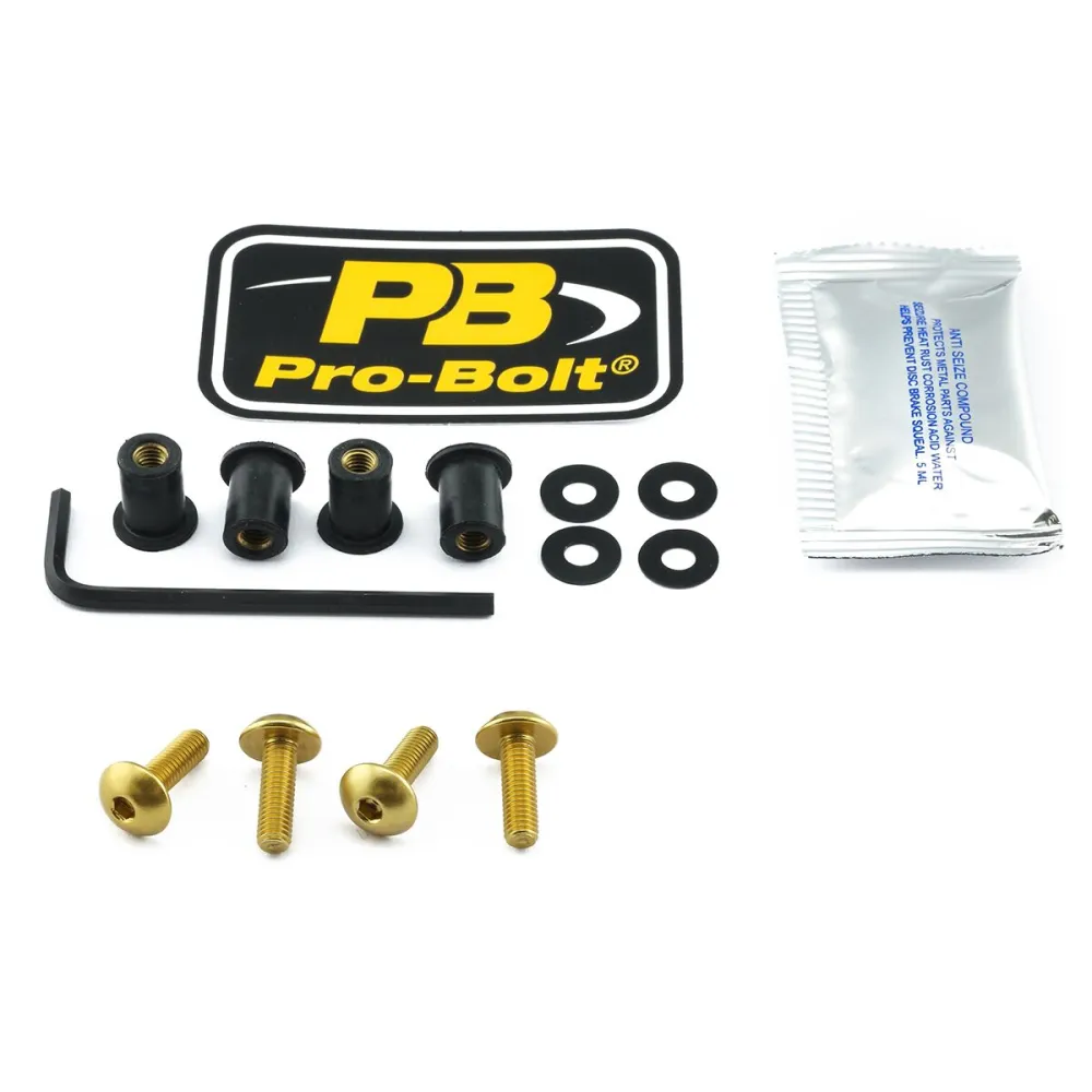 PRO BOLT - BOLT KIT SCREEN GOLD - 23210716