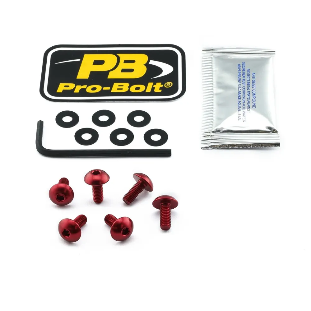 PRO BOLT - BOLT KIT SCREEN RED - 23210742