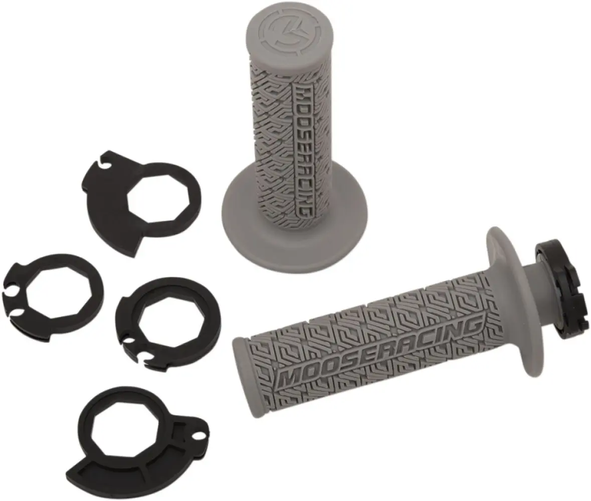 MOOSE OFFROAD HARD-PARTS - GRIP LOCK-ON MOOSE GY/SI - 06302540