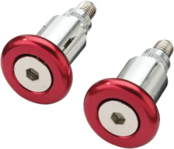 MOOSE OFFROAD HARD-PARTS - BAR END MOOSE RED - 06340474