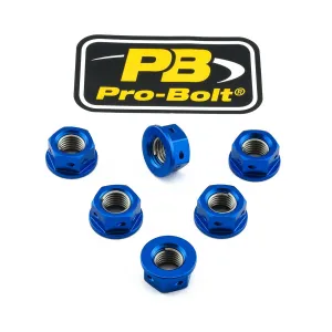 PRO BOLT - NUT SET SPROCKET 10X1.25 BL - 24011503