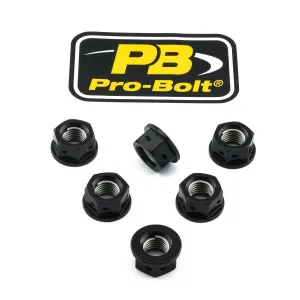 PRO BOLT - NUT SET SPROCKET 10X1.25 BK - 24011504