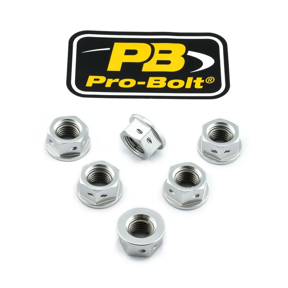 PRO BOLT - NUT SET SPROCKET 10X1.25 SLV - 24011507