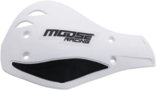 MOOSE OFFROAD HARD-PARTS - HANDGUARD DFLCTR WHT/BLK - 06350548