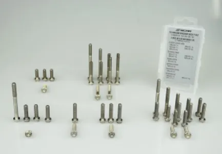 SCAR - BOLT KIT ENGINE TITANIUM CRF25 - 24041039