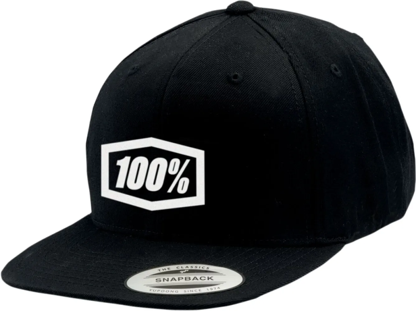 100% - HAT SNPBK CORPO BK/WT - 25011595