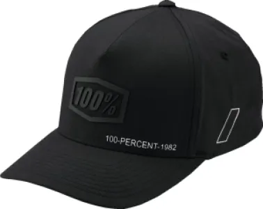 100% - HAT SHADOW FLXFT BK L/XL - 25013878