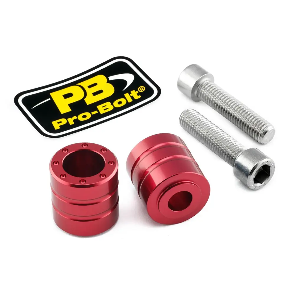 PRO BOLT - BAR END ALU BMW RED - 06340501
