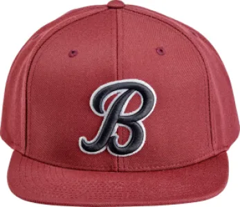 BILTWELL - HAT SCRIPT B MAROON - 25014329