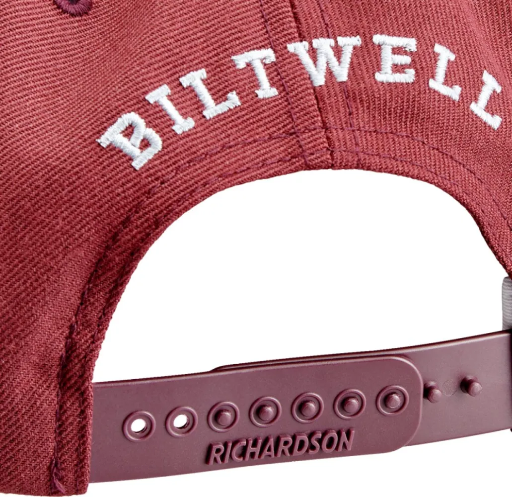 BILTWELL - HAT SCRIPT B MAROON - 25014329