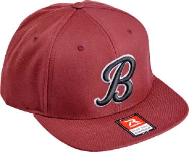 BILTWELL - HAT SCRIPT B MAROON - 25014329