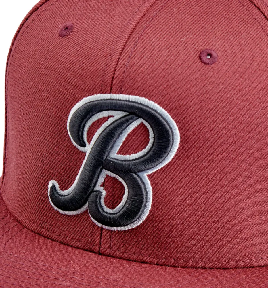 BILTWELL - HAT SCRIPT B MAROON - 25014329