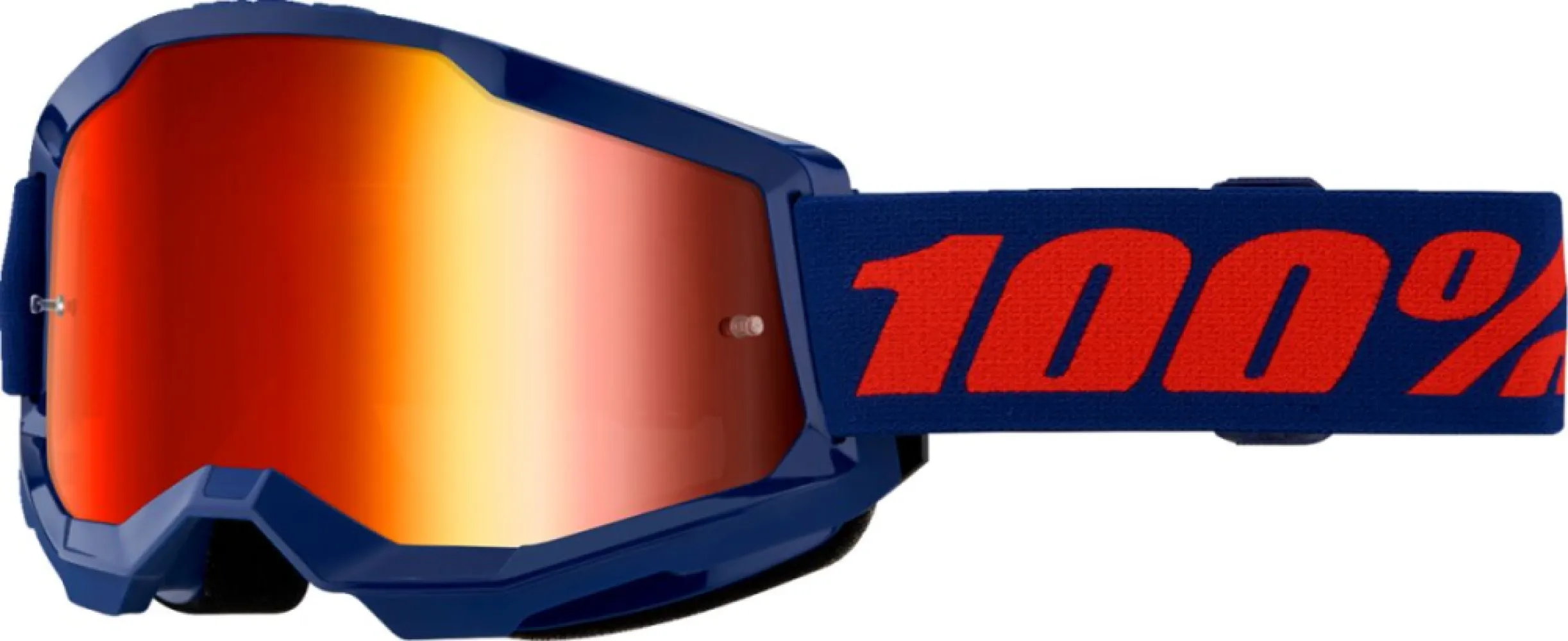 100% - GOGGL STRATA 2 NAVY MR RD - 26013498