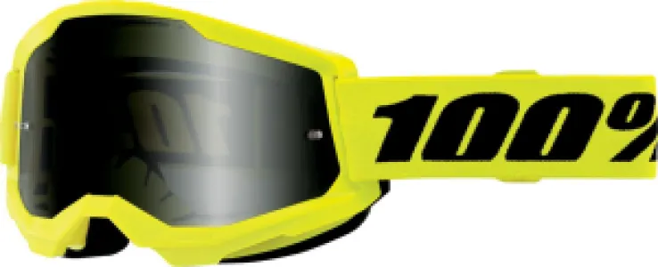 100% - GOGGLE STRATA 2 SAND NEON YELL - 26013525