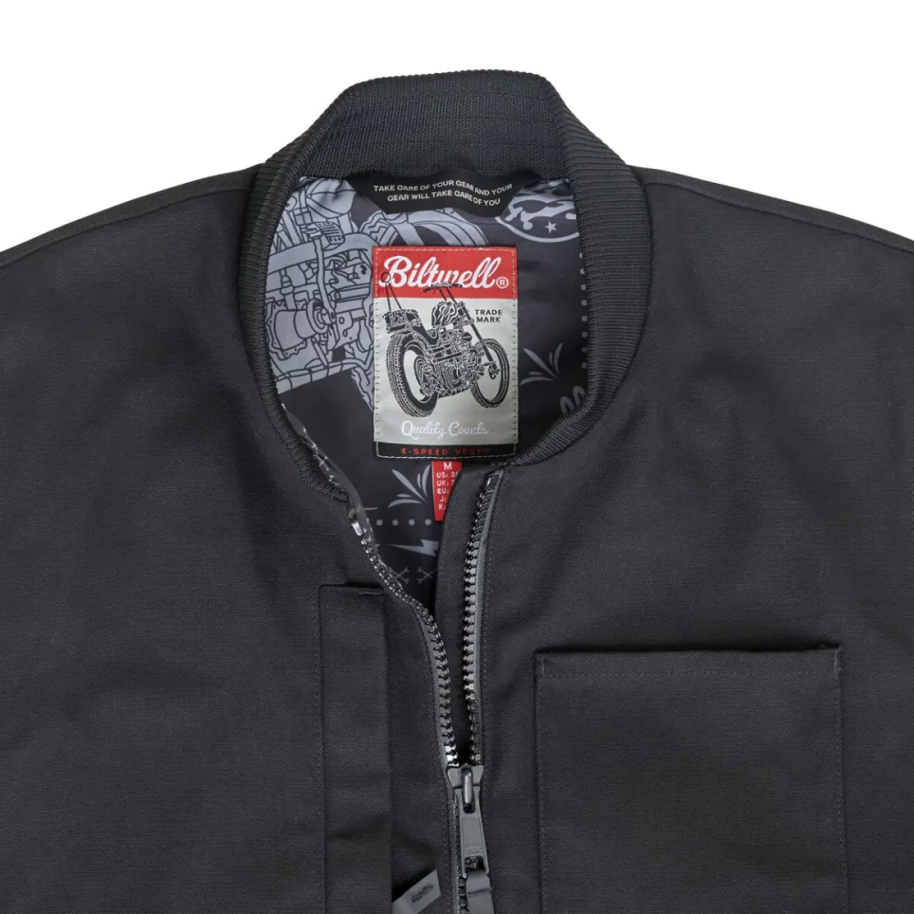 BILTWELL - VEST 4 SPEED BLACK 2X - 28207481