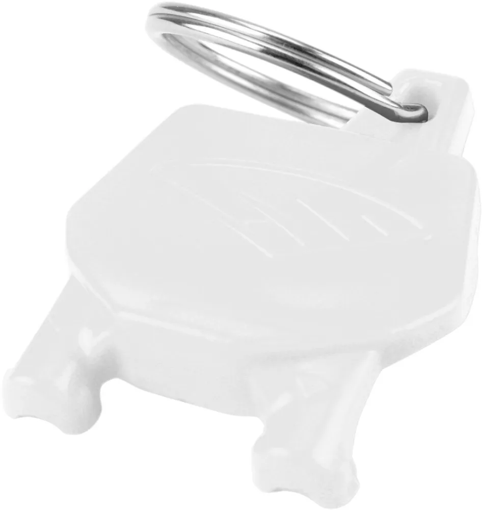 CYCRA - CYCRA PLATE# KEY-RING WH - 29500025