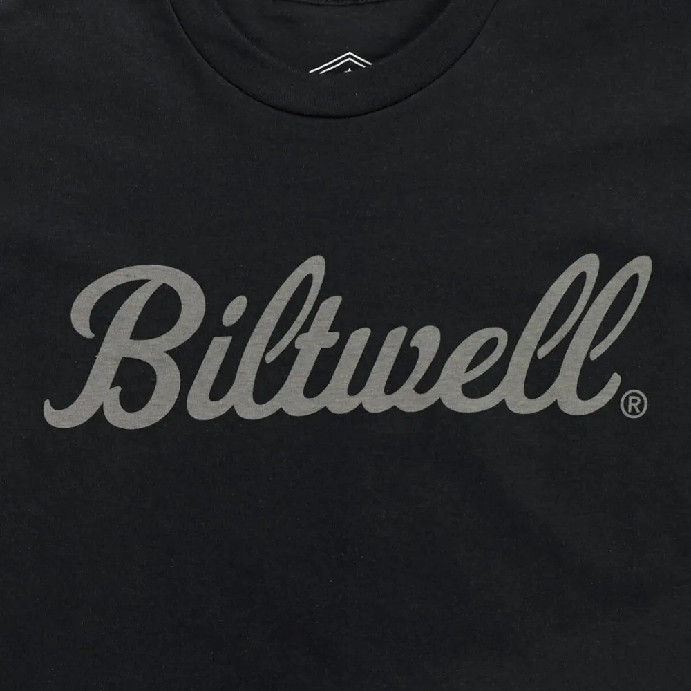 BILTWELL - TEE SCRIPT GREY BK MD - 303024908