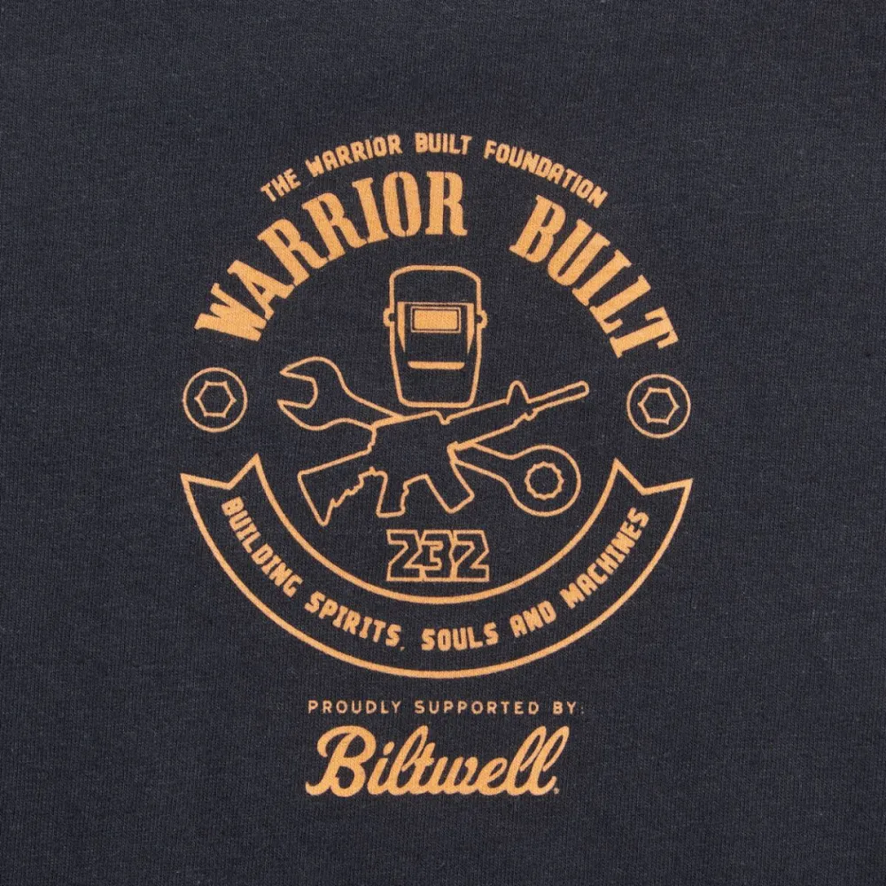 BILTWELL - TEE WARRIOR BUILT EAGLE BK SM - 303024913