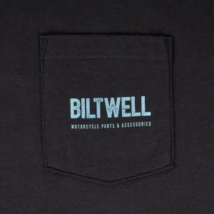 BILTWELL - TEE OLD JUNK POCKET BK BK SM - 303024919