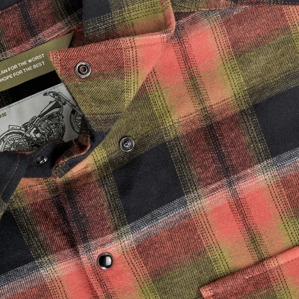 BILTWELL - SHIRT FLANNEL HI TEST RUST SM - 30403456