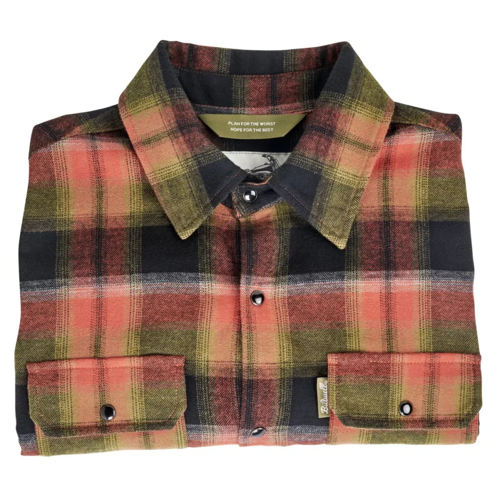 BILTWELL - SHIRT FLANNEL HI TEST RUST SM - 30403456