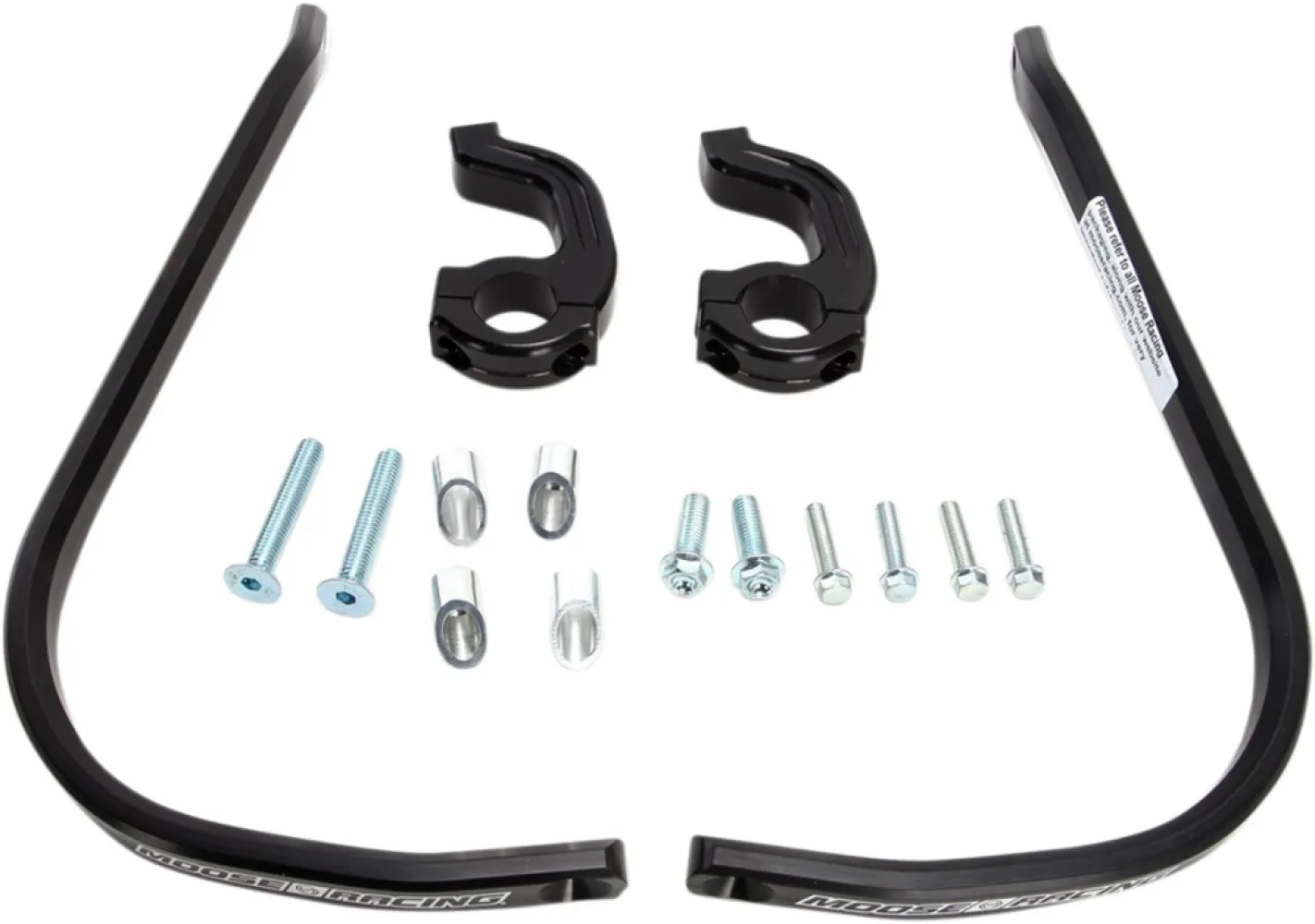 MOOSE OFFROAD HARD-PARTS - HANDGUARDS CONT 1 1/8BK - 06351489