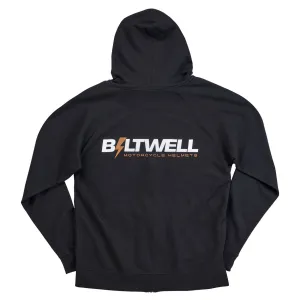 BILTWELL - HOODIE BOLTS ZIP BLACK MD - 30507108