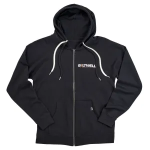 BILTWELL - HOODIE BOLTS ZIP BLACK SM - 30507107