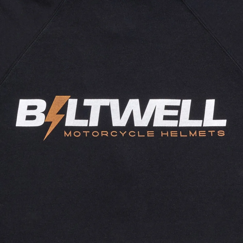BILTWELL - HOODIE BOLTS ZIP BLACK LG - 30507109